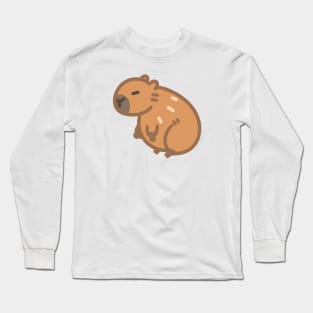 Just A Chillin Capybara Long Sleeve T-Shirt